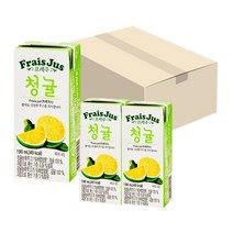 새콤한 먹기편한사이즈 프레주 청귤 190ml 종이팩 24개 1박스