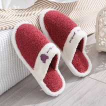 코튼 슬리퍼 여성 겨울 가정 가정용 두꺼운 바닥 따뜻한 미끄럼 방지 커플 남성 면화 플러시 가방 힐