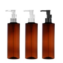 허브스프레이 오일펌프용기 50-400ml, 오일펌프용기[2개묶음], 250ml각갈색/흰색캡