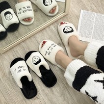 프리센스 커플털슬리퍼 철수와영희 굽 1.5cm