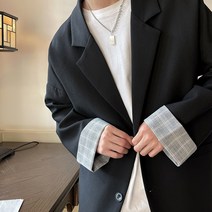 시크남 루즈핏 박시수트 싱글 캐주얼남 스몰수트XZ206P85