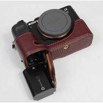 소니 미러리스 카메라 가죽 스냅 홀더 케이스 A7C A7M4 A7S3 A1 ZVE10, A7C 헤어 소가죽 카프