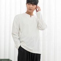 테고 V트임 긴팔 티셔츠