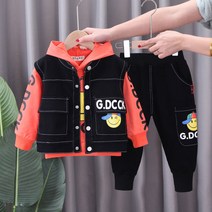 아동복 소년 봄 세 조각 정장 2022 봄과 가을 잘 생긴 소년 서양식 아기 봄 패션 빠른배송