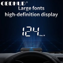 wiiyiii 최신 m3 헤드 업 디스플레이 자동차 obdii eu, 검은 색