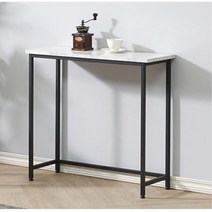 화이트블랙 마블링 콘솔 화장대 펜션 숙소 기숙사 수납형화장대 주니어