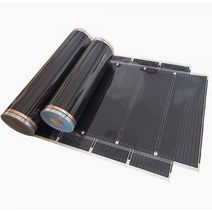 난방시스템 뜨거운 원적외선 난방 필름 전기 따뜻한 바닥 시스템 50cm 너비 400wm2 220v 홈 온난화 난방 호일 매트 한국에서 만든, 50x500cm