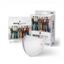 BTS방탄소년단 마스크 브리드 투게더 스탠다드 컬러 새부리형 +N95 도부마스크 대형 (10매+10매), 옐로우(10매)+(N95)대형10매