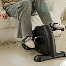 가정용 하체운동 사이클 미니 하프 바이크 자전거 스텝퍼, 블랙
