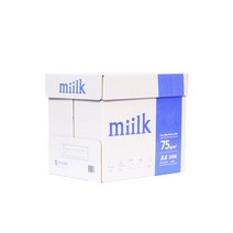 한국제지 밀크복사용지 A4 (75g) 1BOX 2500매, 상세페이지 참조