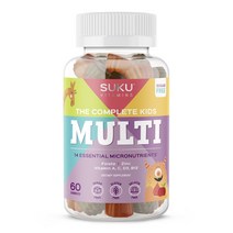 Suku Vitamins 더 컴플리트 어린이 멀티비타민 무설탕 트로피컬 보난자 구미, 60개입, 1개