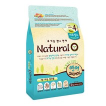 네츄럴오 유기농쌀과 연어 애견사료, 네츄럴오 연어 6kg 1개