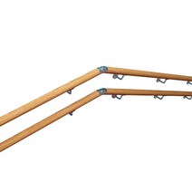 안전 난간대 안전바 안전 손잡이 휀스 계단 손잡이 핸드레일 8, 30cm 고정 포인트 2개