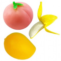 원스나인 복숭아 바나나 망고 심쿵란 클레이 주물럭 장난감 슬라임 말랑이