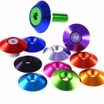 5-10pcs m3 M4 M5 M6 M8 알루미늄 카운터 싱크 우산 머리 세탁기 가스 켓, 03 M8  5PCS_10 Black Color