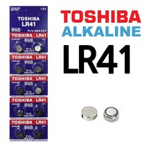 도시바 LR41 카메라 계산기 건전지 10개 멀티 수은 밧데리