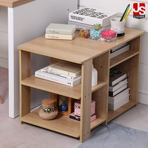 JS리빙 책상 컴퓨터 노트북 사무용 간이 원목 주방 식탁 사이드 테이블 카페 거실 침실 침대 협탁 사무실 일자형 이동식 티테이블보조 소파 Elo_C60_40*50 Nh8o2Yss, 씨엘로(60*40*50)_단품