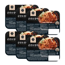 진담쿡 군산 오징어 수협 직수매 국내산 100% 오징어 HACCP인증 밀키트, 6팩