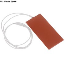 매트 패드 열선 USB 유연한 방수 실리콘 히터 패드 유압 탱크 히팅 플레이트 매트 15W 12V DC 50x100mm 와이어 엔진 블록 오일 팬