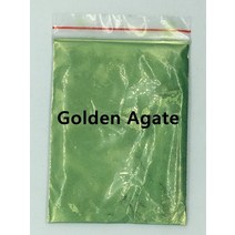 펄물감 아크릴물감대용량 천연 운모 미네랄 비누 20g 진주 광택 분말 안료 운모 네일 반짝이 진주 분말 에, 31 Golden Agate