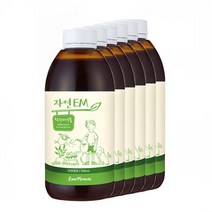 [이엠몰] 자연 EM활성액 500mlx6개세트, 6개, 500ml