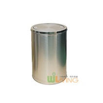 뱅뱅이 스텐휴지통(500x740/145리터) 회전식뚜껑휴지통, 단품