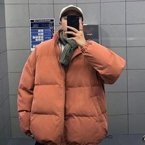 남녀공용 데일리 오버핏 웰론 파스텔 숏패딩 점퍼 커플 빅사이즈