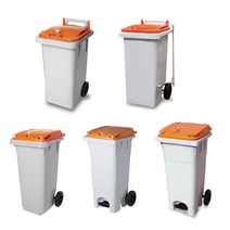 음식물수거함 120L (주황색) /음식물쓰레기통 120리터