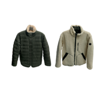 코오롱스포츠 남성 플리스 리버서블 다운1 키퍼360 다크카키 우븐 후리스 유러피안 구스다운 TLJDW20521DKH