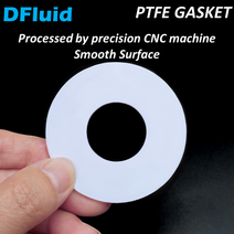고압세척기부속 부품 노줄 연결 필터 PTFE 가스켓 BSPP 플랜지 위생 실린더 플랫 링 5 6 8 0 2 mm 압력 게, 47 ID 12mm x OD 18mm_01 2mm