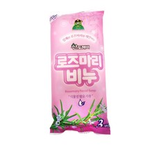 1+1 로즈마리 비누 3P 클렌징로즈마리비누 미용허브비누, 6개