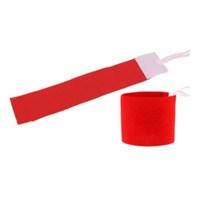 DM PKFARM 민무늬 컬러 완장 스포츠 팔 완장 축구 암밴드, 1개, 레드