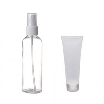 휴대용 공병 스프레이 60ml 100ml 튜브 50ml 젤 화장품 샴푸 손소독제 빈병 용기 만들기 여행용 리필, 스프레이 100ml