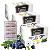 사은품+피터앤존 뉴질랜드 빌베리 60000mg+루테인 25mg 60캡슐