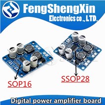 카오디오 블루투스TPA3118 60W 30W 8 ~ 24V PBTL 모노 디지털 카플레이어 전력 증폭기 보드 파워 앰프 모, 02 28Pin Chip 60W