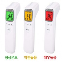 비접촉 온도계 색경고 비대면 발열 체크기 열체크기