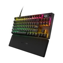 스틸시리즈 에이펙스 프로 텐키리스 2023 에디션 기계식 게이밍 키보드 컴퓨터 OLED스크린 RGB PBT 키캡 USB C타입스틸시리즈, Wired, Keyboard