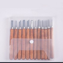 우드카빙키트 12pcs 나무 조각 치즐 도구 목공 대 한 DIY 올리브 칼 손수 나이프 세트, 02 Plastic bag