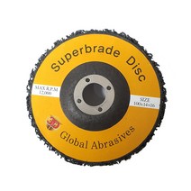 CNS디스크 부직포휠 용접마무리 녹제거 페인트제거 수세미 superbrade 디스크