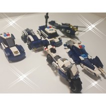 레고 시티 호환 대여 가격 10살 장난감 경찰 특공대 로보트 초등학교 1학년 2학년 3학년 4학년 5학년 6학년 선물 6세 7세 8세 초등 유아 어린이 생일, 트랜스포머 경찰 특공대 (1407)