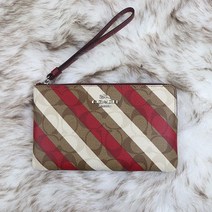 미국해외직구 빠른배송 코치 COACH 시그니처 라지 코너 짚 손목지갑 위슬렛 C1715 SVOT8 KHAKI MULTI 카키 멀티호환