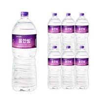 물한빙 생수2L 물 추천 생필품, 개, 6병, 2L