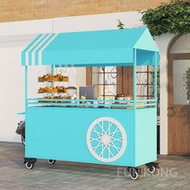 대형 이동식 플리마켓 매대 판매대 진열대 푸드트럭 야시장 노점 부스 가판대 색상다양, 8