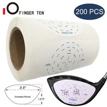 골프 클럽 임팩트 타겟 라벨 테이프 스티커 연습 아이언 우드 웨지 클럽 테스트 용지 훈련 보조 액세서리 드롭 배송, 목제 클럽을위한 200Pcs