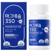 [그린 스토어] 눈 떨림 증상에 좋은 마그네슘 350 (1000mg x 90정), 90개