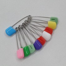 다용도 침대핀 스카프핀 수선집 옷핀 옷삔 대형 10p