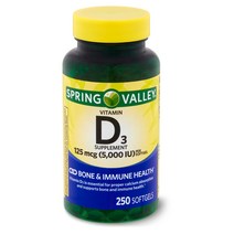스프링벨리 비타민 D3 125mcg 5000 IU 250정