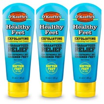오킵스 각질제거 모이스쳐라이징 풋 발 크림 Okeeffes Exfoliating Moisturing Kpf 85G 3개