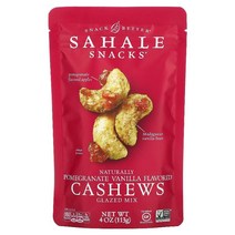 Sahale Snacks Cashews Glazed Mix Naturally Pomegranate Vanilla 4 oz (113 g), One Color, One Size
