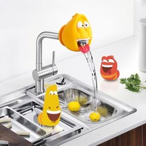 [바이니즘] Larva 라바 캐릭터 수도꼭지 커스텀 인테리어 2종세트, 라바 2종세트개